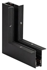 Εσωτερική Γωνία Kona VK/04363/RC/B/IC Για Μαγνητική Χωνευτή Ράγα 48V Black VKLed