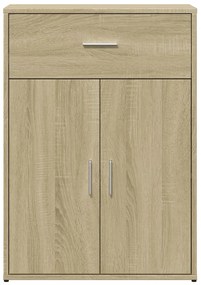 vidaXL Βοηθητικό Ντουλάπι Sonoma Δρυς 60x30x84 εκ. Επεξεργασμένο Ξύλο