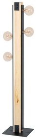 Φωτιστικό Δαπέδου 'Layham' 43471 Black-Brown Eglo Metal,Wood