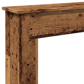 vidaXL Πλαίσιο Τζακιού Όψη Παλαιού Ξύλου 75x20x87,5 εκ. Επεξ. Ξύλο