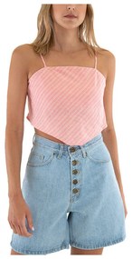 Μπλουζάκια με μακριά μανίκια Only  ONLSOPHIE STRAP STRIPE CROP TOP WOMEN