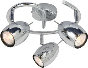Σποτ Τρίφωτο Aca Legolas MC1163G Chrome
