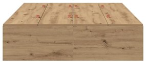 vidaXL Σκελετός Κρεβατιού artisan δρυς 200 x 120 x 31.5 εκ.