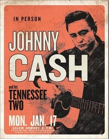 Μεταλλική πινακίδα Johnny Cash & His Tennessee Two