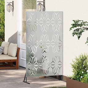 vidaXL Οθόνη Ιδιωτικότητας Γκρι 100 x 50 x 180 εκ. Ατσάλι