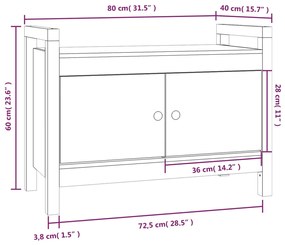 ΠΑΓΚΑΚΙ ΧΟΛ ΚΑΦΕ ΜΕΛΙ 80X40X60 ΕΚ. ΜΑΣΙΦ ΞΥΛΟ ΠΕΥΚΟ 821782