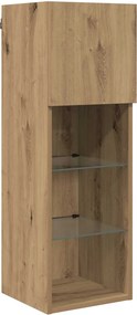 vidaXL Μονάδα Τοίχου Τηλεόρασης 6 pcs Artisan Oak Επεξεργασμένο ξύλο