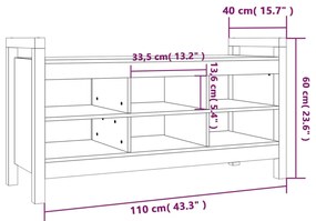 ΠΑΓΚΟΣ ΕΡΓΑΣΙΑΣ ΜΕΛΙ ΚΑΦΕ 110X40X60 ΕΚ. ΜΑΣΙΦ ΞΥΛΟ ΠΕΥΚΟ 821792