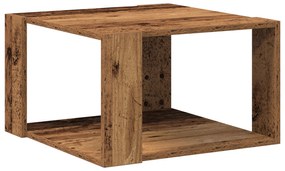 vidaXL Τραπέζι Καφέ Παλιό Ξύλο 51.5x51.5x30 εκ. Φτιαγμένο από Ξύλο