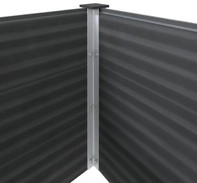 vidaXL Ζαρντινιέρα Υπερυψωμένη Γκρι 250 x 100 x 91 εκ. από WPC
