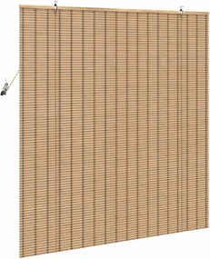 vidaXL Ρόλερ με κουρτίνες Φύση 150 x 160 cm Μπαμπού