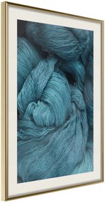 Αφίσα - Blue Skein - 30x45 - Χρυσό - Με πασπαρτού