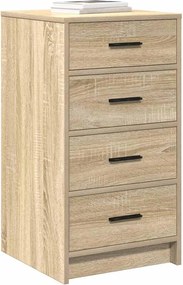 vidaXL Πλαϊνό γραφείο Sonoma Δρυς 40 x 41 x 75 εκ Επεξεργασμένο ξύλο