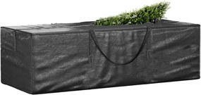vidaXL Τσάντα Αποθ. Χριστουγ. Δέντρου Μαύρη 135x40x55 εκ. Πολυαιθ/νιο