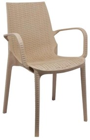 Outdoor Chair Sabrine Fylliana Beige 58x52x88 cm