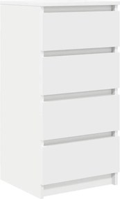 vidaXL Ντουλάπι Λευκό 85x34x76 εκ. από Επεξεργασμένο Ξύλο