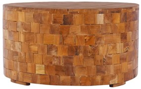 vidaXL Τραπεζάκι Σαλονιού 60 x 60 x 35 εκ. από Μασίφ Ξύλο Teak