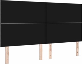 vidaXL Κεφαλάρι Ανοιχτό γκρι 180 cm Υφασμάτινο Κορντουρά