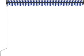 vidaXL Ηλεκτρική τέντα με LED και αισθητήρα 3 x 2,5 m