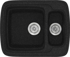 Sanitec Classic 314 (60×51) - Γρανιτένιος νεροχύτης - Granite BLACK