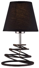 Φωτιστικό Επιτραπέζιο Table &amp; Floor Luminairies OYD10134BTL1 Black Metal, Fabric