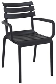 Siesta   Paris/ST* Armchair Black  metax-01-00-2536 διάστ.59.0000 x 58.0000 x 84.0000