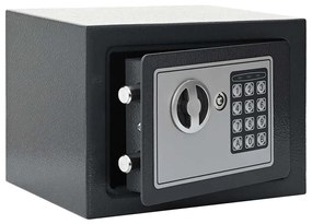 vidaXL Ψηφιακό Ασφαλές Σκούρο γκρι 23 x 17 x 17 εκ. Ατσάλι