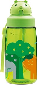 Παγούρι 450ml Με Καλαμάκι Laken Jungle
