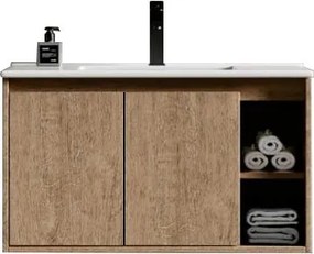 Martin Rea 80 Cappuccino Plywood - Βαση Επιπλου με Νιπτήρα