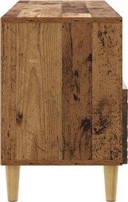 vidaXL Ντουλάπι TV 102 x 34,5 x 50 cm Παλαιωμένο ξύλο
