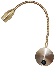 Φωτιστικό Τοίχου Led SF126BLED330G Gold Μέταλλο