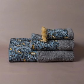 Πετσέτες Μπάνιου (Σετ 3τμχ) White Fabric Monkeys 500gsm