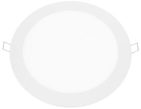 Φωτιστικό Πάνελ Χωνευτό LED 18W Λευκό Φ22cm Penu PENU1865RW Aca-PENU1865RW-Λευκό PENU1865RW