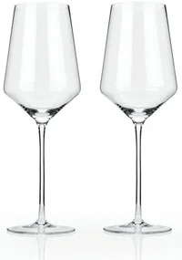 Viski Raye Angled Crystal Bordeaux Σετ 2 Κρυστάλλινων Ποτηριών