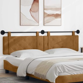 vidaXL Κρεμαστό Κεφαλάρι Καφέ Βελούδο