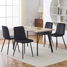 Καρέκλα Τραπεζαρίας (45x56x88) Spitishop Lorelay Black