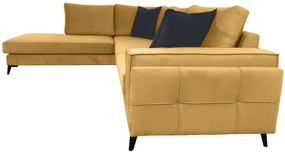 Γωνιακός καναπές Siena-Moustardi-Δεξιά