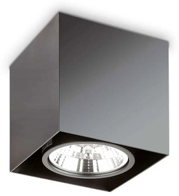 Φωτιστικό Οροφής - Spot Mood Square 243931 15x15cm GU10 max 50W Black Ideal Lux