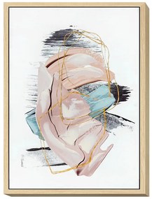 Πίνακας Σε Κορνίζα "Abstract" Καμβάς 50x70x4cm