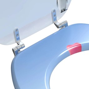 vidaXL Λεκάνη Μπλε 44 x 38 εκ. Πίνακας MDF