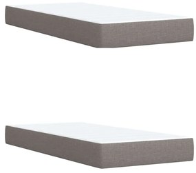 ΚΡΕΒΑΤΙ BOXSPRING ΜΕ ΣΤΡΩΜΑ TAUPE 200X200 ΕΚ. ΥΦΑΣΜΑΤΙΝΟ 3293698