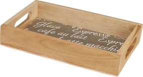 ΔΊΣΚΟΙ ΣΕΡΒΙΡΊΣΜΑΤΟΣ SERVING TRAY TEAK SET 3 PCS