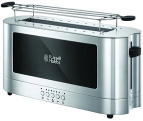 Τοστιέρα Elegance της Russell Hobbs 23380-56, 1420W, 2 φιλέτα, 6 μοίρες, Lift & Look, Inox/μαύρο