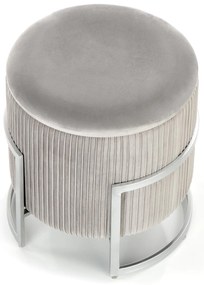 CRICKET pouffe color: light grey DIOMMI V-CH-CRICKET-PUFA-J.POPIEL