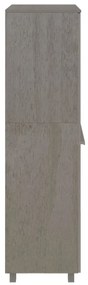 vidaXL Ντουλάπα HAMAR Αν. Γκρι 89 x 50 x 180 εκ. από Μασίφ Ξύλο Πεύκου