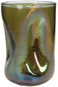 Κηροπήγιο ArteLibre Καφέ Γυαλί 14x14x20cm-05152868