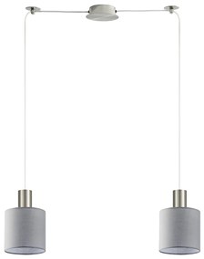 Φωτιστικό Οροφής Δίφωτο Homelighting 77-8424 Nickel/Grey