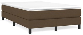 Πλαίσιο Κρεβατιού Boxspring Σκούρο Καφέ 120x200 εκ. Υφασμάτινο - Καφέ