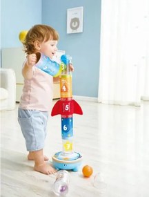 Ξύλινος Πύραυλος Hape Early Explorer Ball Air Stacker
