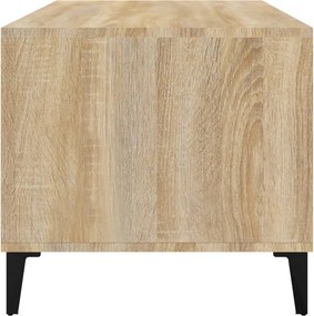 vidaXL Τραπεζάκι Σαλονιού Sonoma Δρυς 90x49x45 εκ. Επεξεργασμένο Ξύλο